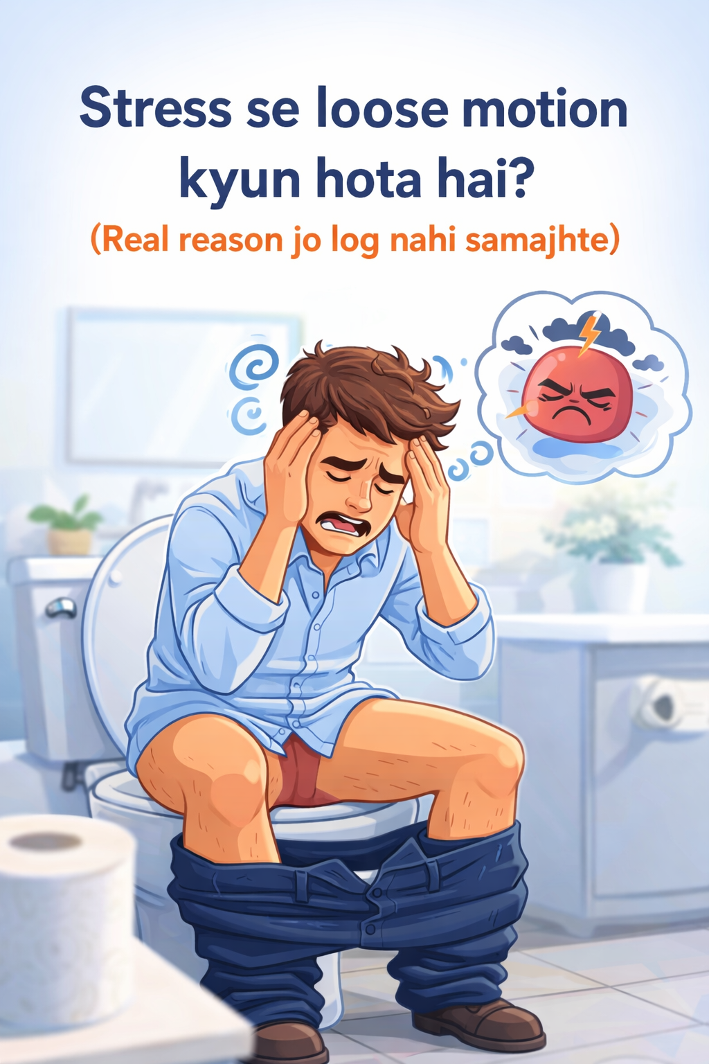 Stress se loose motion kyu hota hai? (Real reason jo log nahi samajhte)