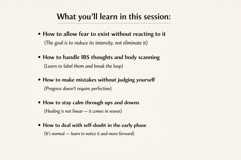 Gut–Mind Clarity Session