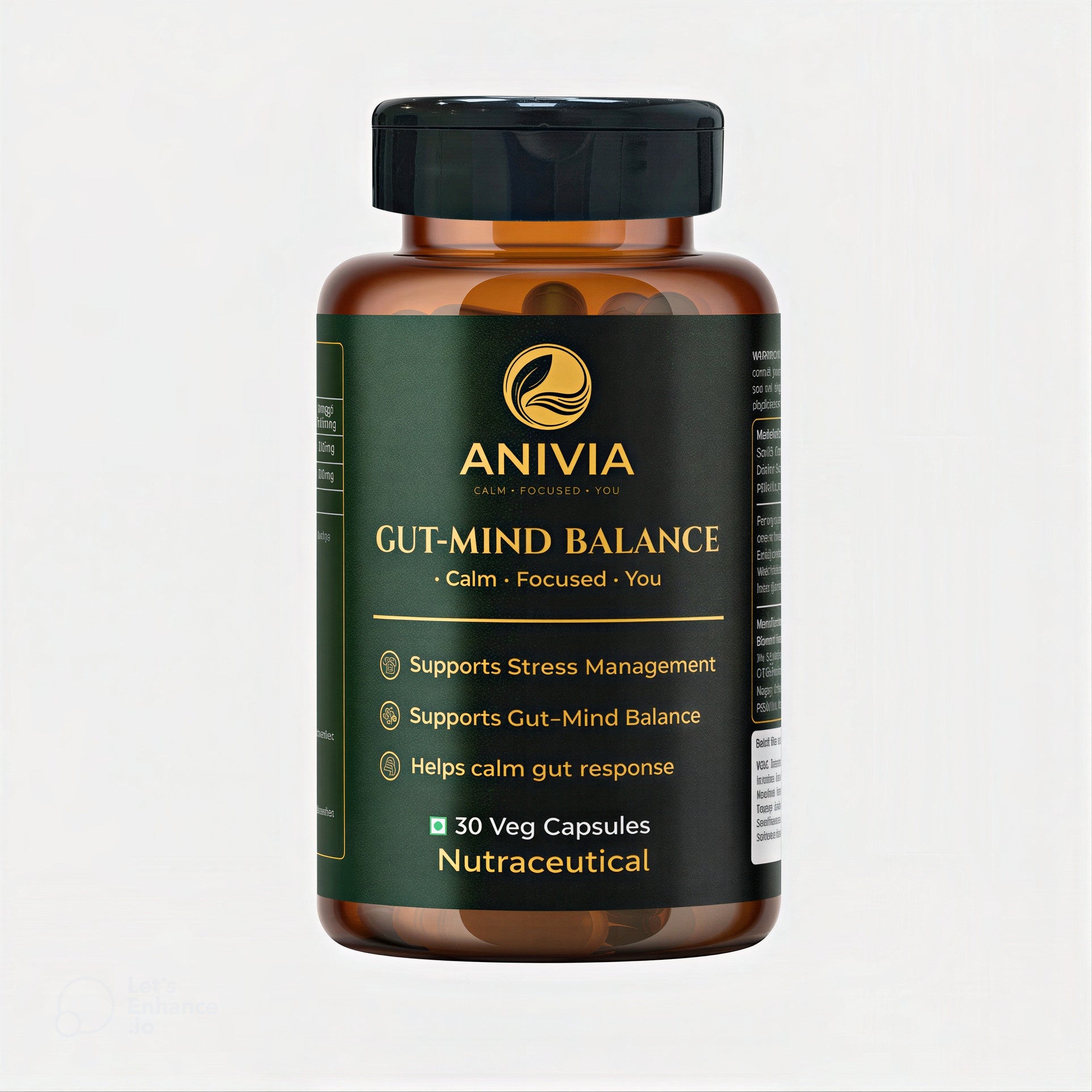 Anivia Gut-Mind Balance| IBS Relief + Gut Mind Support Capsules